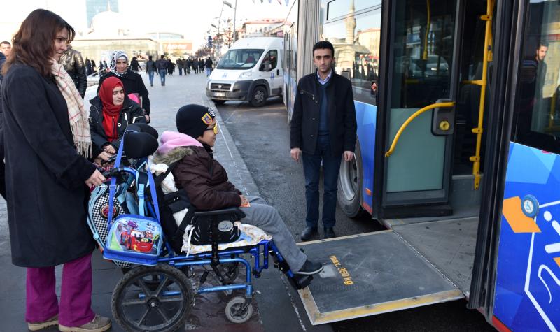 Engellilere toplu ulaşımda müjde